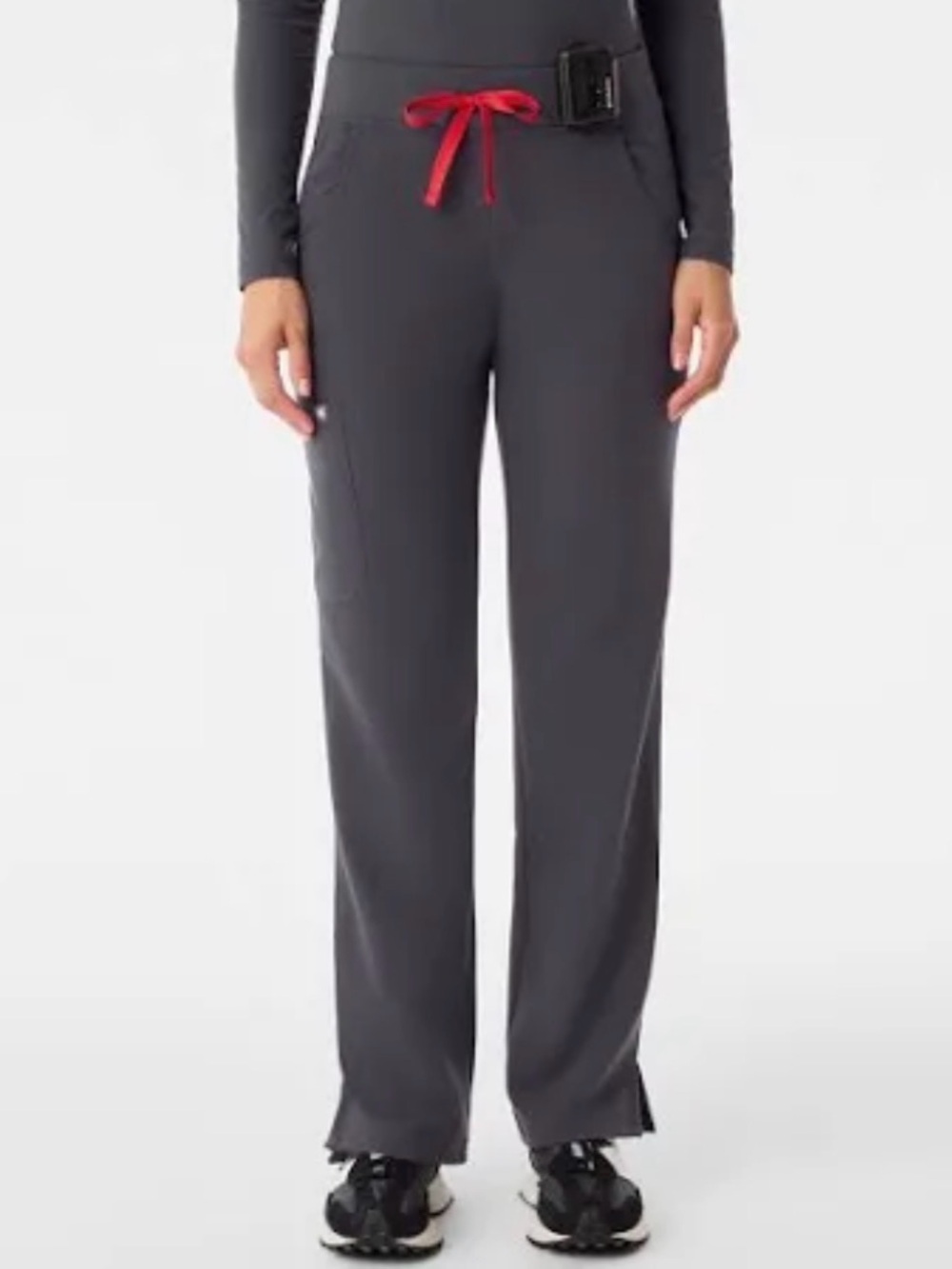FIGS Women's Charcoal Grey Kade Cargo Scrub Pants - Size XXL (EUC)
